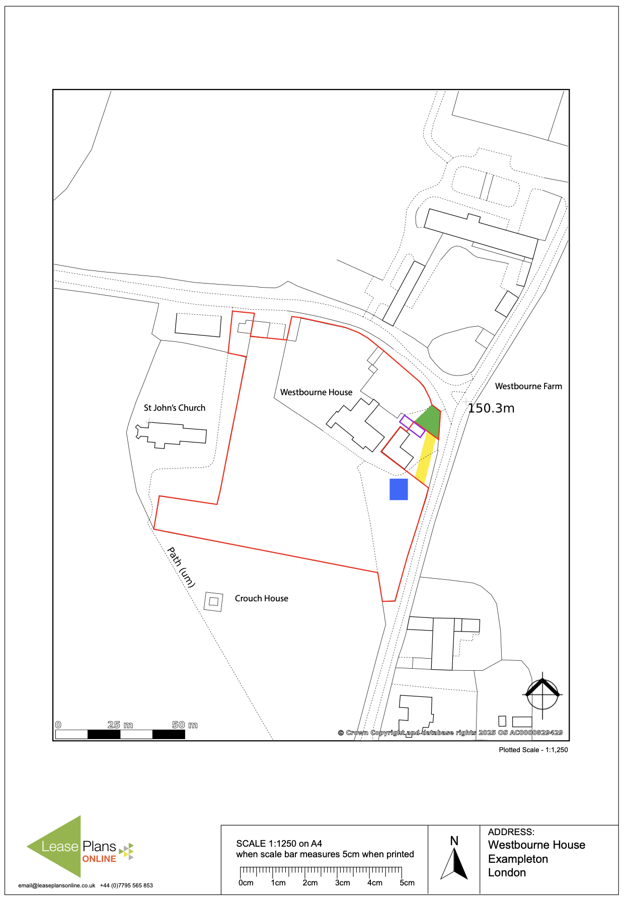 Lease Plans Online Example Commonhold Plan